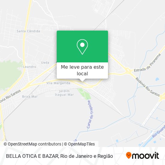 BELLA OTICA E BAZAR mapa