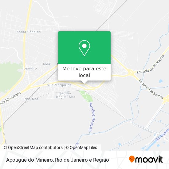 Açougue do Mineiro mapa