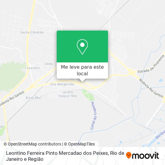 Leontino Ferreira Pinto Mercadao dos Peixes mapa