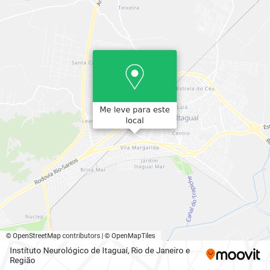 Instítuto Neurológico de Itaguaí mapa