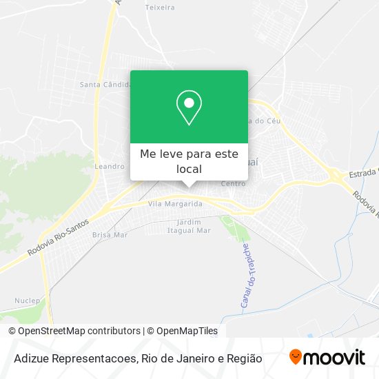 Adizue Representacoes mapa