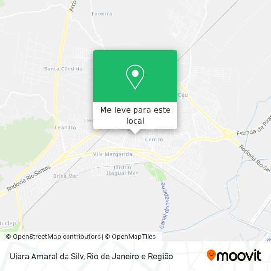 Uiara Amaral da Silv mapa