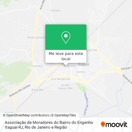 Associação de Moradores do Bairro do Engenho Itaguaí-RJ mapa