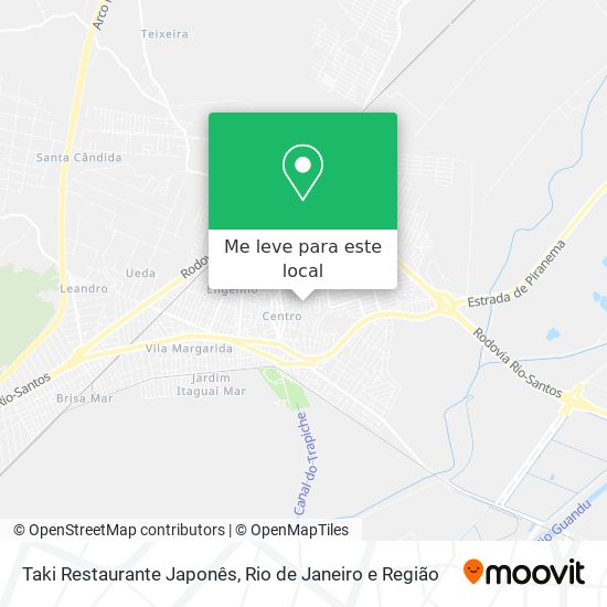 Taki Restaurante Japonês mapa