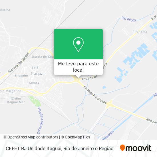 CEFET RJ Unidade Itáguai mapa