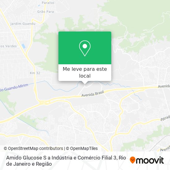 Amido Glucose S a Indústria e Comércio Filial 3 mapa
