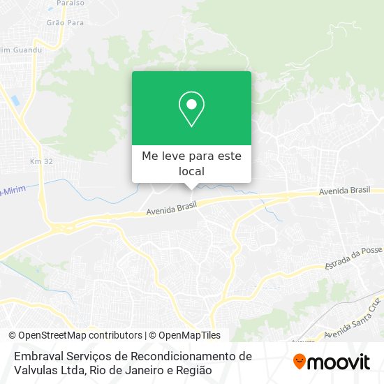 Embraval Serviços de Recondicionamento de Valvulas Ltda mapa