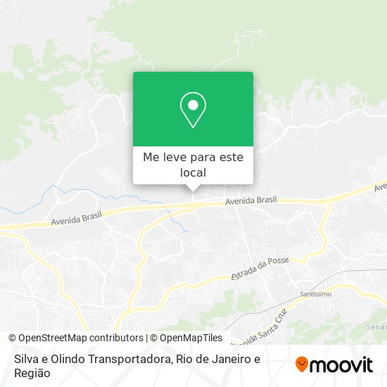 Silva e Olindo Transportadora mapa