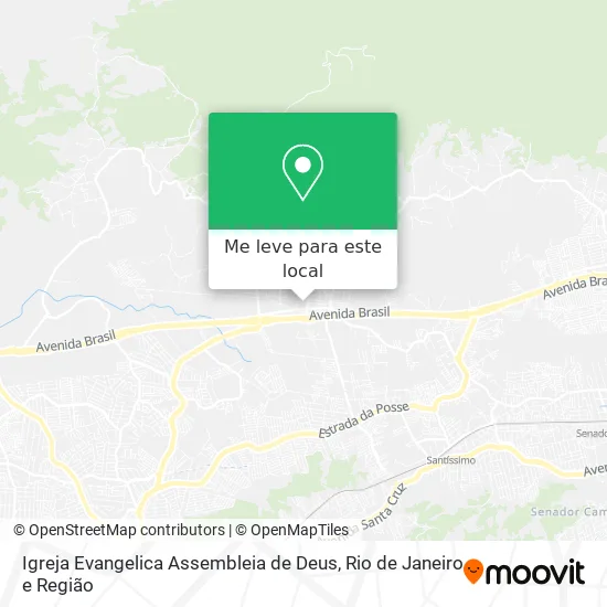 Igreja Evangelica Assembleia de Deus mapa