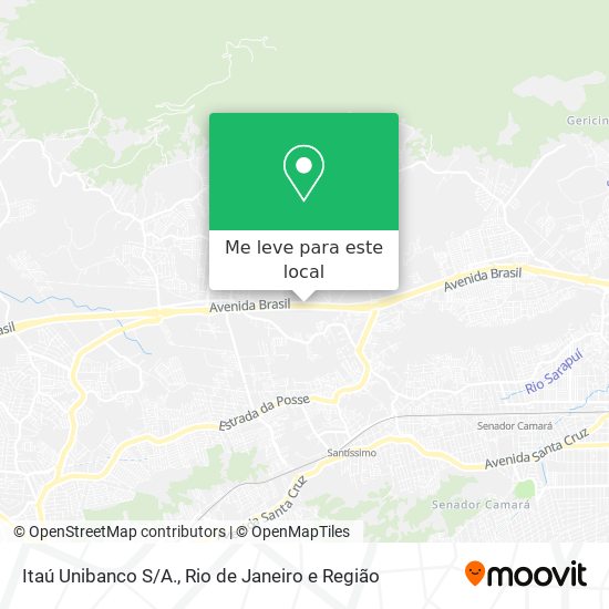 Itaú Unibanco S/A. mapa