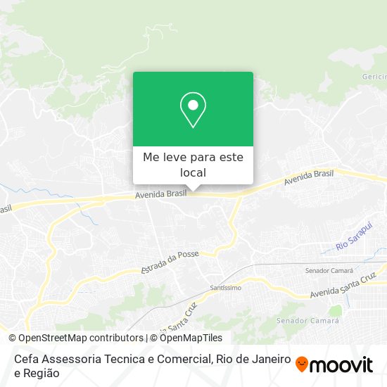 Cefa Assessoria Tecnica e Comercial mapa