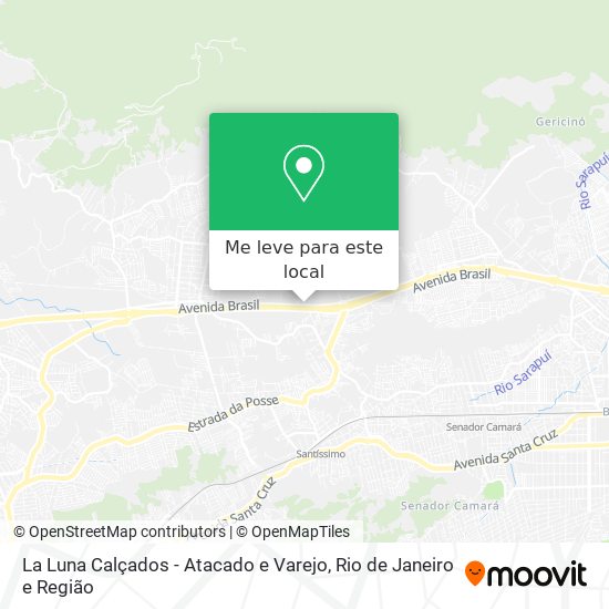 La Luna Calçados - Atacado e Varejo mapa