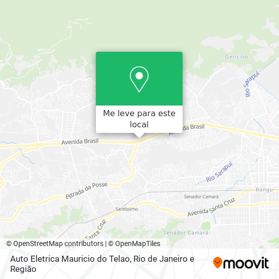 Auto Eletrica Mauricio do Telao mapa