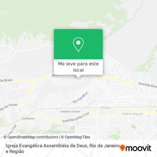 Igreja Evangélica Assembléia de Deus mapa