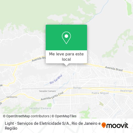Light - Serviços de Eletricidade S / A. mapa