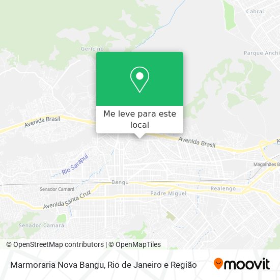 Marmoraria Nova Bangu mapa
