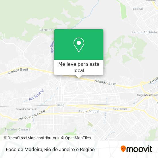 Foco da Madeira mapa