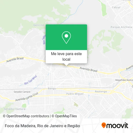 Foco da Madeira mapa