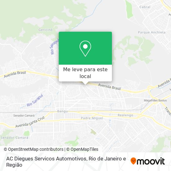 AC Diegues Servicos Automotivos mapa