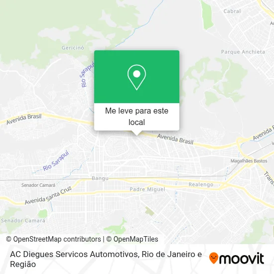 AC Diegues Servicos Automotivos mapa