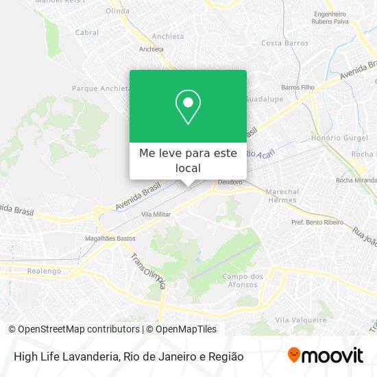 High Life Lavanderia mapa