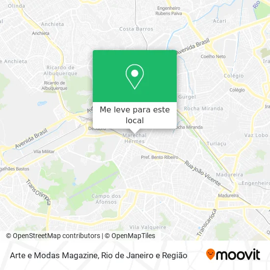 Arte e Modas Magazine mapa