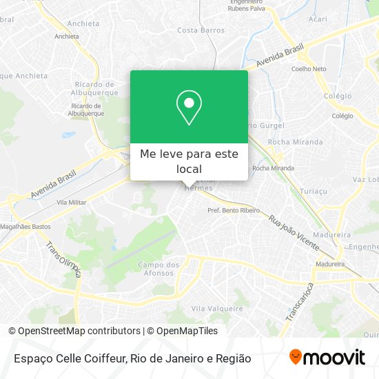 Espaço Celle Coiffeur mapa