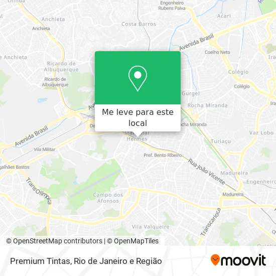 Premium Tintas mapa