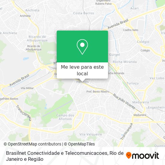 Brasilnet Conectividade e Telecomunicacoes mapa