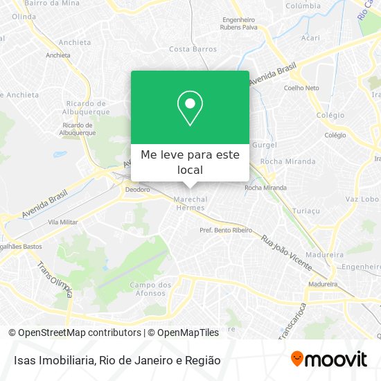 Isas Imobiliaria mapa