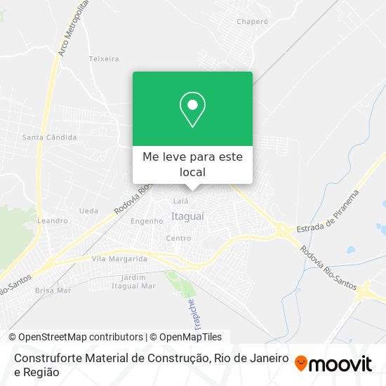 Construforte Material de Construção mapa