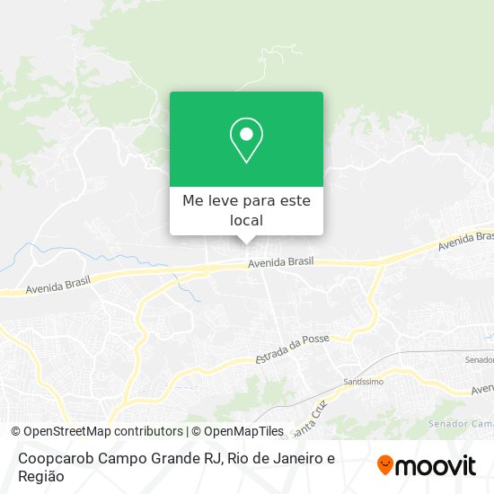Coopcarob Campo Grande RJ mapa