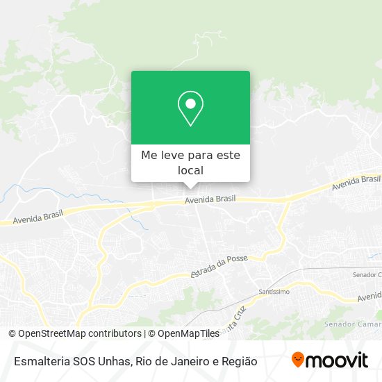 Esmalteria SOS Unhas mapa