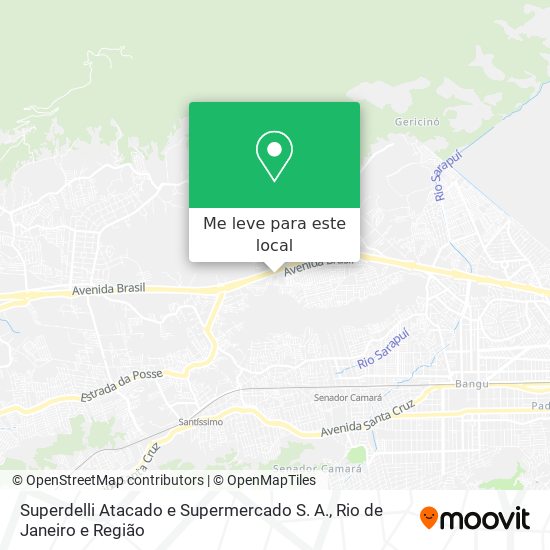 Superdelli Atacado e Supermercado S. A. mapa