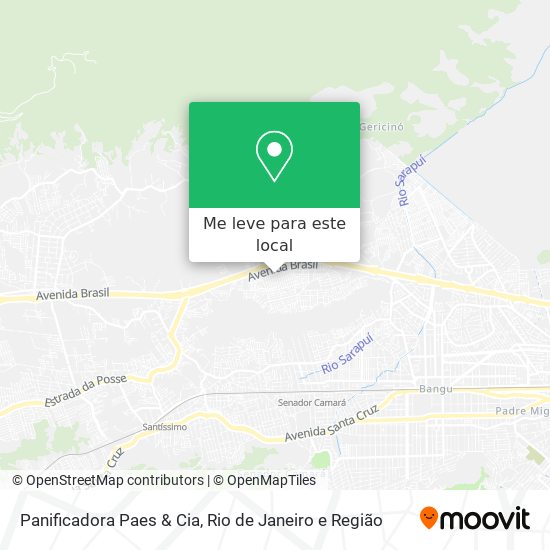 Panificadora Paes & Cia mapa