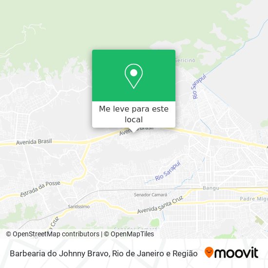 Barbearia do Johnny Bravo mapa