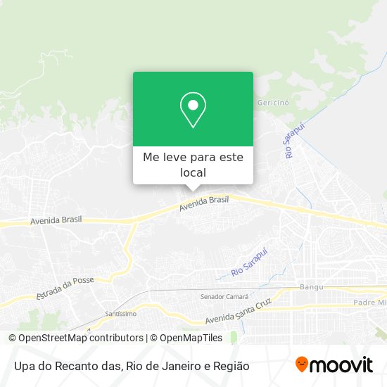 Upa do Recanto das mapa