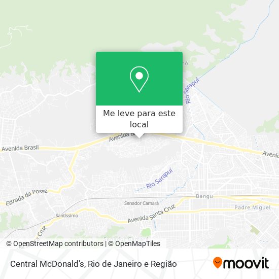 Central McDonald's mapa