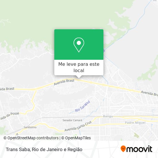 Trans Saba mapa