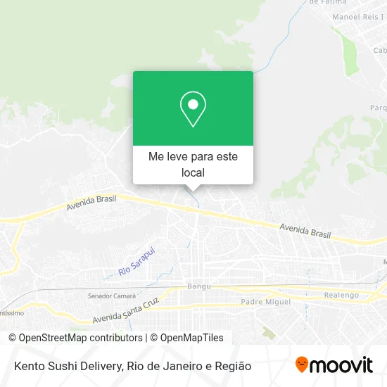 Kento Sushi Delivery mapa