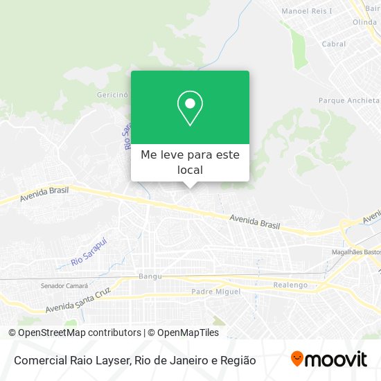 Comercial Raio Layser mapa