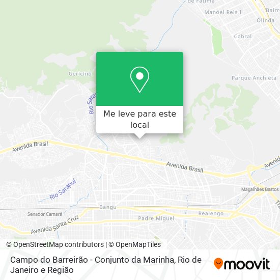 Campo do Barreirão - Conjunto da Marinha mapa