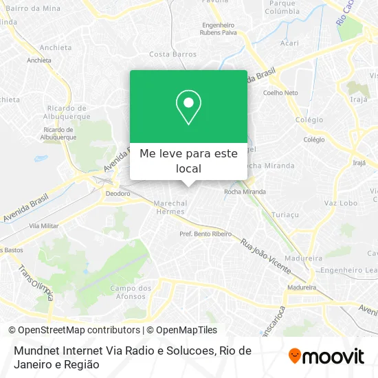 Mundnet Internet Via Radio e Solucoes mapa