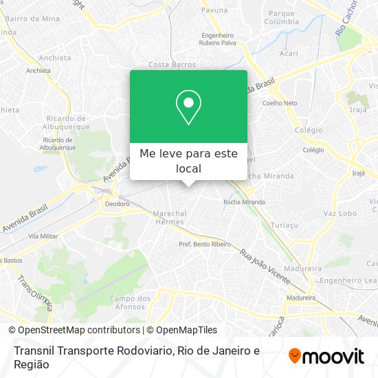 Transnil Transporte Rodoviario mapa