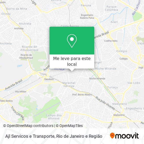 Ajl Servicos e Transporte mapa
