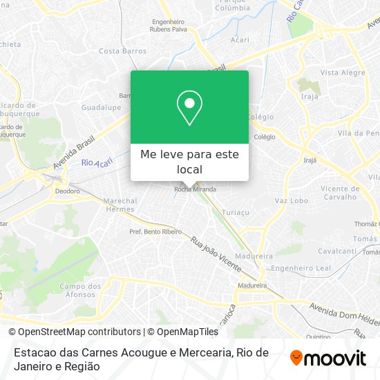Estacao das Carnes Acougue e Mercearia mapa