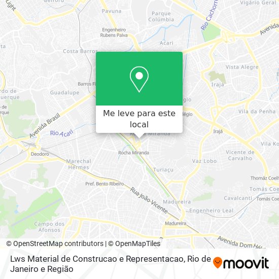 Lws Material de Construcao e Representacao mapa