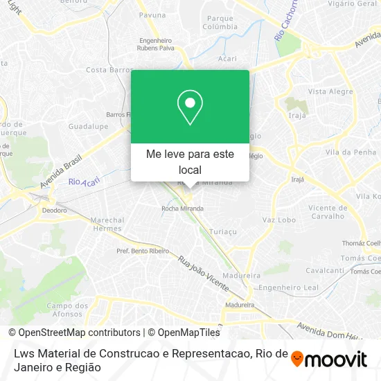 Lws Material de Construcao e Representacao mapa