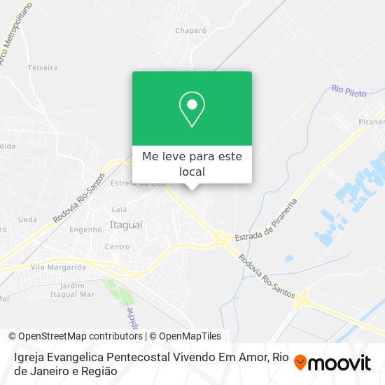 Igreja Evangelica Pentecostal Vivendo Em Amor mapa