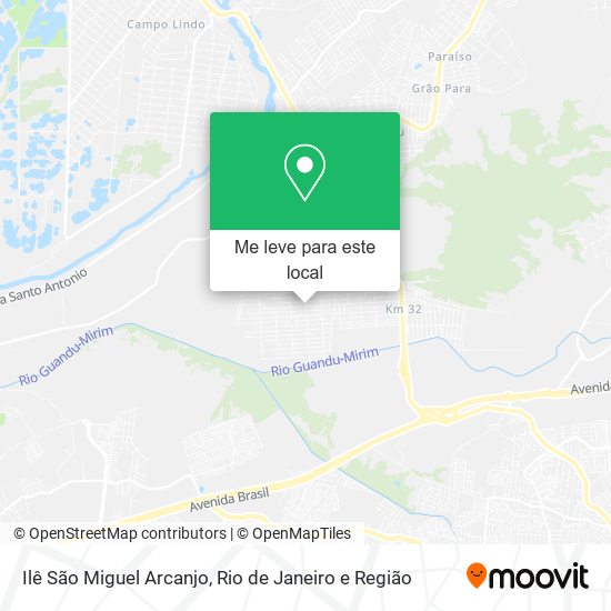Ilê São Miguel Arcanjo mapa